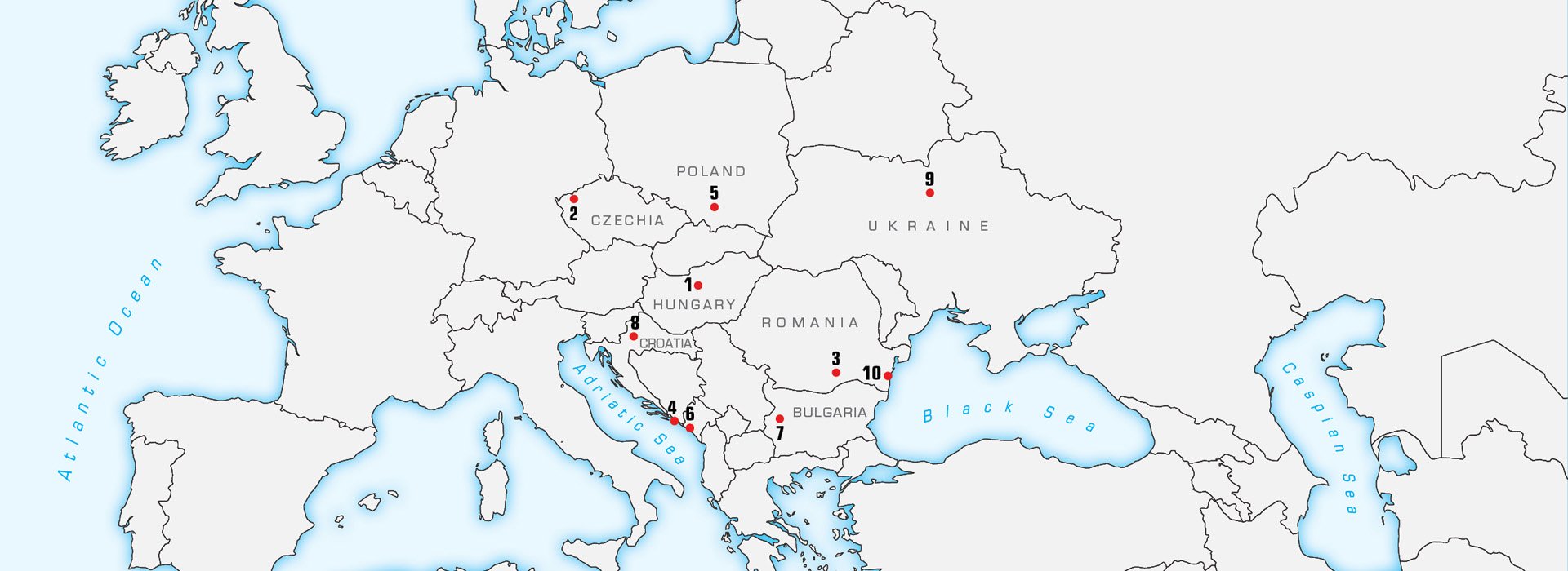 My Top Ten Euro Jet Locations