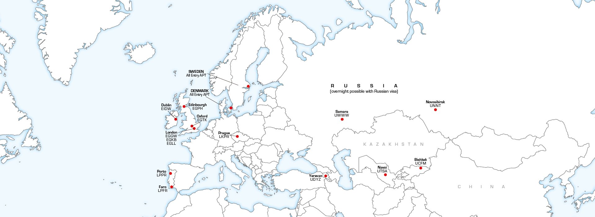 Euro Jet Monitors Locations for Overnight Crew Rest and Fast Tech Stops